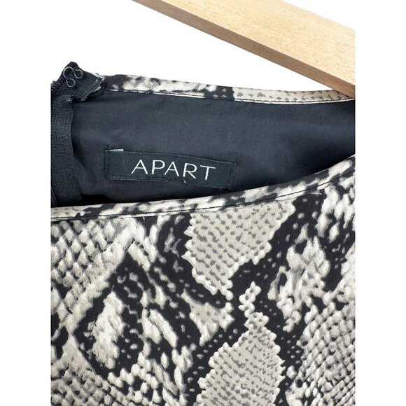 Apart Dress Womens No Size Sample Snakeskin Design Fully Lined‎ Pockets - Picture 2 of 11